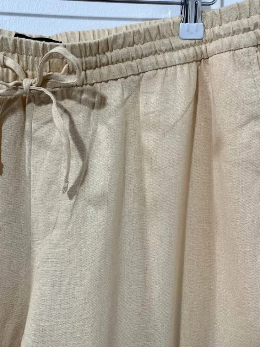 Banana Republic NWT Beige Pull On Lightweight Neutral Cargo Jogger Pant [sz Lp]